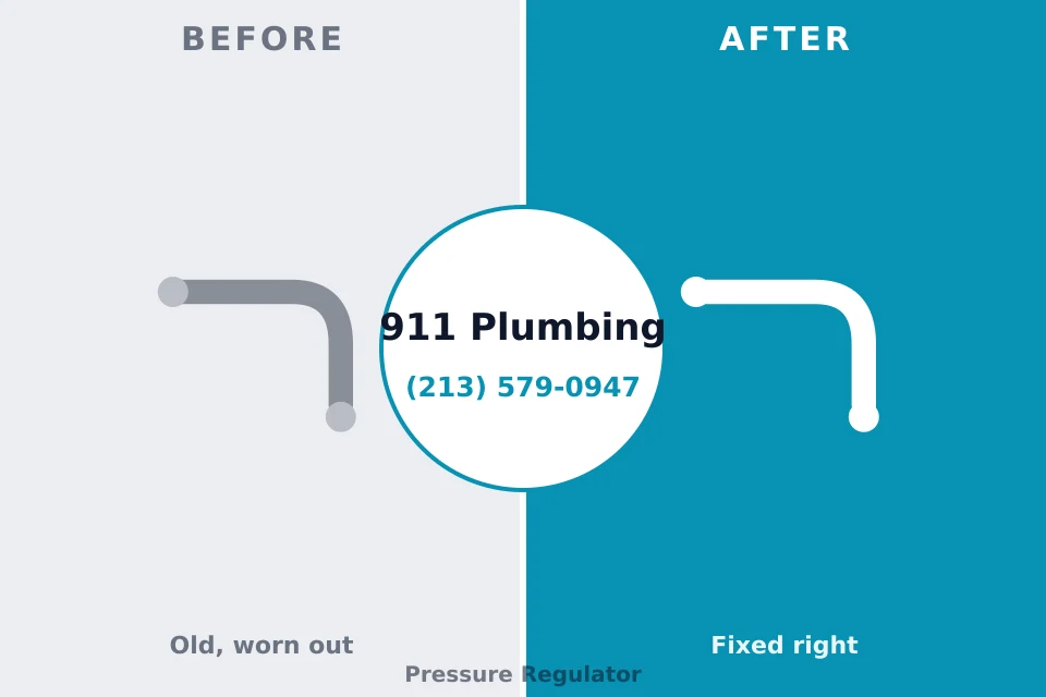 Before and after: plumbing repair Clarkson Valley, MO